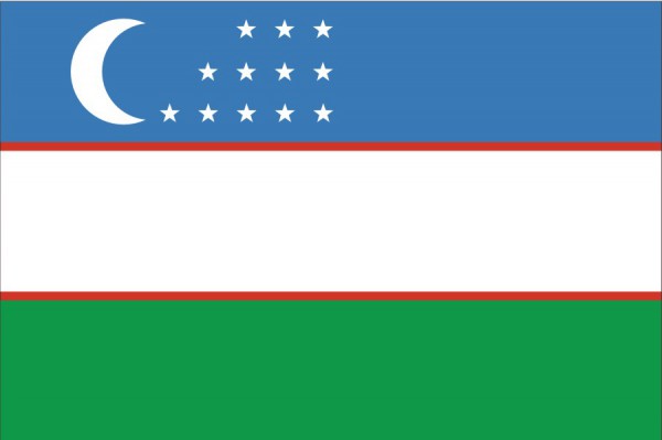 Флаг Узбекистана